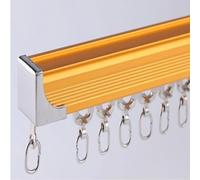 HighQuality Yellow Ceiling Curtain Rail SystemDurable & Stylish Room Divider Easy Installation 150cm Length Ideal for Home RVs & Camping Decor