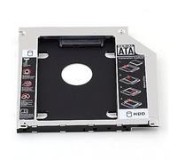 HIGHROCK Hard Drive Caddy Tray 9.5mm Universal SATA 2nd HDD HD SSD Enclosure Hard Drive Caddy Case Tray, for 9.5mm Laptop CD / DVD-ROM Optical Bay Drive Slot (for SSD and HDD)