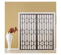 HighSecurity Telescopic Window Grill 90120 cm Adjustable Child & Pet Safety Barrier Foldable Window ion Fence (130x110 cm) BreakIn Prevention