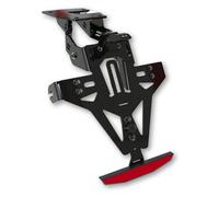 Highsider AKRON-RS PRO lic. plate holder universal Incl. lic. plate light, black, universal