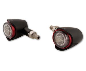 Highsider AKRON-X 3in1 LED Turn Signal E-APPROVED, PAIR, RED