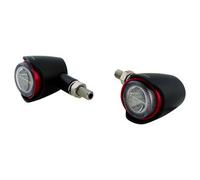 Highsider AKRON-X LED turn signal E-approved, pair, in black or red