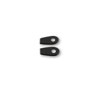 HIGHSIDER Alu turn signal mounting plates front, for BMW RnineT, black