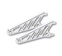 HIGHSIDER CNC aluminium lamp holder, silver, size 65 mm