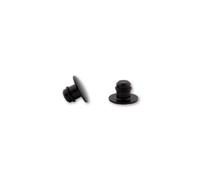 Highsider CNC Caps For M10 Mirror Thread, Black, 1 Pair