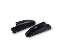 HIGHSIDER CNC fairing mirror adapter FB-1 long, black, set, black