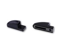 HIGHSIDER CNC fairing mirror adapter FB-1 short, black, set, black