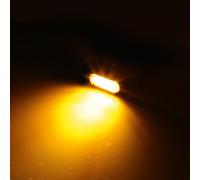 HIGHSIDER CNC LED turn signal/position light LITTLE BRONX, black, tinted, E-approved, pair, black