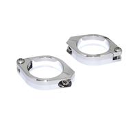 HIGHSIDER CNC standpipe clamps, 38-41 mm, silver