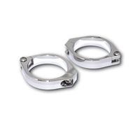 HIGHSIDER CNC standpipe clamps, 47+49+50+52+54 mm, silver