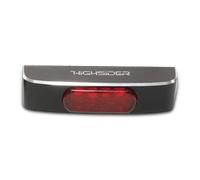 HIGHSIDER CONERO T2 LED tail light, red glass, black