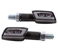 Highsider Formular TS 3-in-1 LED turn signals tinted glass, pair, black