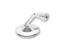 HIGHSIDER MONTANA handlebar end mirror, silver