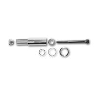 HIGHSIDER Handlebar End Weight Mounting Kit 2-Piece, 161-034, Silver