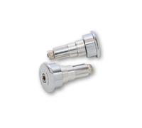 HIGHSIDER CURVE Bar End Weights, silver