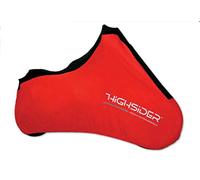 Highsider Indoor Tarpaulin Spandex Large Red | Spandex Stretch, indoor, soft interior, all-round elastic band compatible with Suzuki AN 400 Burgman from 2006