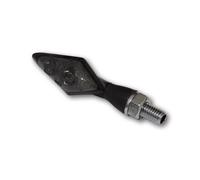 HIGHSIDER LED turn signal/position light PEN HEAD DOUBLE, b/w, tinted, black