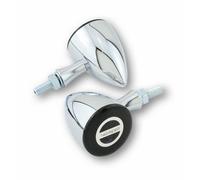Highsider LED turn signal ROCKET BULLET, chrome