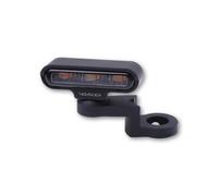 HIGHSIDER LED turn signal with CNC mirror mounting TYPE 2, black, black