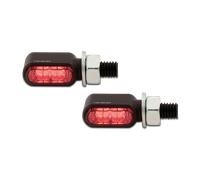 HIGHSIDER CNC LED tail light, brake light, indicator LITTLE BRONX, black, tinted., black
