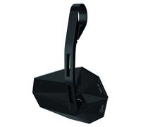 Highsider Long Bar End Mirror MIRROR, BLACK