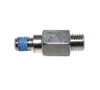 HIGHSIDER Mirror adapter M10 x 1.25 to M8, chrome, silver