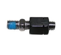 HIGHSIDER Mirror adapter M8 left thread to M8, black, black