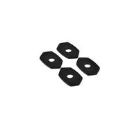 HIGHSIDER Mounting plates INDY SPACER Alu black, for various KAWASAKI, black