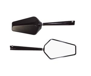 Highsider Pro Handlebar Mirror Prato-Black Pair For Motorcycle Parts