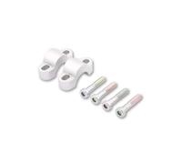HIGHSIDER pro handlebar riser 15mm, silver for Ø28.6mm handlebars, silver