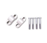 HIGHSIDER pro handlebar riser 25mm, silver for Ø28.6mm handlebars, silver
