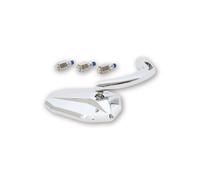 Highsider Pro Victory Chrome Handlebar Mirror For Motorcycle Parts