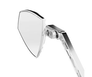 Highsider Pro Wave Handlebar Mirror Black/Chrome For Motorcycle Parts