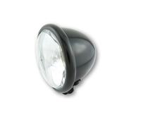 HIGHSIDER smart 4 1/2 Inch Headlight Bates Style Black E-Approved (1pc), black