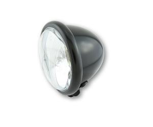 HIGHSIDER smart 4 1/2 Inch Headlight Bates Style Black E-Approved (1pc), black