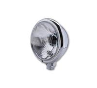 HIGHSIDER smart 5 3/4 Inch Headlight Bates Style Chrome E-Approved (1pc)