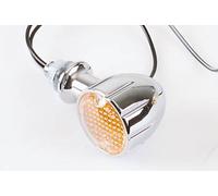HIGHSIDER smart Arizona Bulb Mini Indicator Body Chrome / Lens Orange (Pair), Front & Rear