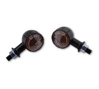 HIGHSIDER Smart Arizona Bulb Mini Indicator Body Black / Lens Orange (Pair), Front & Rear, yellow