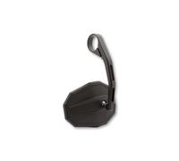 HIGHSIDER smart Bar End Mirror Straight Black Long (1pc), black