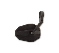 HIGHSIDER smart Bar End Mirror Straight Black Short (1pc), black