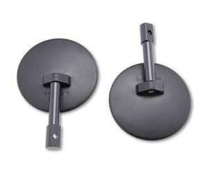 HIGHSIDER smart Bar End Mirror SuperBike Black (Pair), black