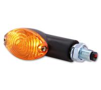 HIGHSIDER Smart Cateye Bulb Mini Indicator Body Black / Lens Orange (Pair), Front & Rear