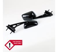 HIGHSIDER smart Fairing Mirror Race Black (Pair), black