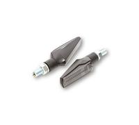 HIGHSIDER Smart Fineline LED 3in1 Indicator Taillight Combination Body Black / Lens Smoked (Pair), Rear, black