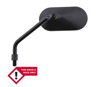 HIGHSIDER smart Handlebar Mirror Agila Black Oval, Left, Not E-approved (1pc)