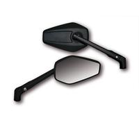 HIGHSIDER smart Handlebar Mirror Booster 2 Black (Pair), black