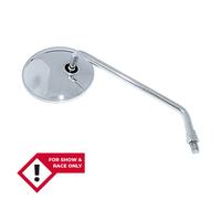 HIGHSIDER smart Handlebar Mirror Chrome Long And Round (1pc)