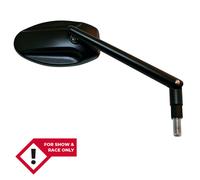 HIGHSIDER smart Handlebar Mirror Ferrara Black (1pc), black