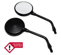 HIGHSIDER smart Handlebar Mirror Mini Black (Pair), black