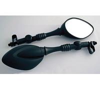 HIGHSIDER smart Handlebar Mirror Universal Black With Joint (Pair), black